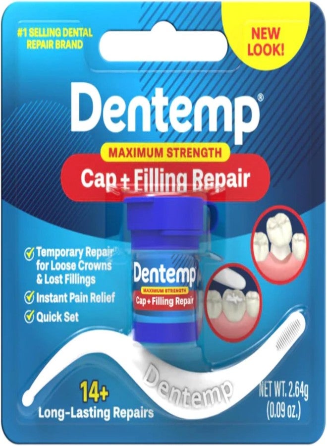 Dentemp Repair Lost Fillings & Loose Caps Max Strength (3 Pack) - Image 1